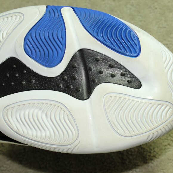 IOB Jordan Max Aura 4 Men's Size 13 White Black Hyper Royal High Top Bas… - Picture 13 of 13